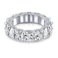 [Aethel]Gorgeous Round Cut Tennis Ring