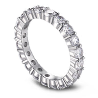 [Aethel]Sparkling Round Cut Tennis Ring