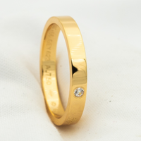 [Aethel]LOVE RING 4MM 1 DIAMOND