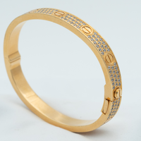 [Aethel]LOVE BRACELET 6.1MM DIAMOND-PAVED