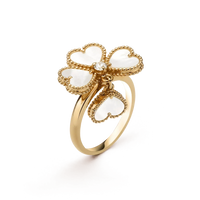 [Aethel]SWEET CLOVER WHITE MOP RING