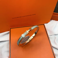 [Aethel]CLASSIC HM CLIC GREEN 8MM ENAMEL BRACELET