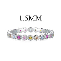 [Aethel]Radiant Sparkling Round Cut Daily Ring