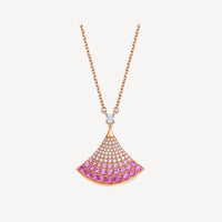 [Aethel]DREAM NECKLACE PINK GOLD PINK DIAMOND