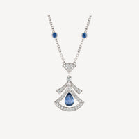 [Aethel]DREAM NECKLACE AGATE DIAMOND SILVER