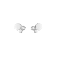 [Aethel]BEE LOVE SILVER DIAMOND EARRINGS