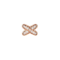 [Aethel]JEUX DE PINK GOLD DIAMOND EARRINGS
