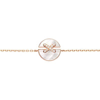 [Aethel]JEUX DE BRACELET MOP PINK GOLD DIAMONDS