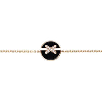 [Aethel]JEUX DE BRACELET ONYX PINK GOLD DIAMOND