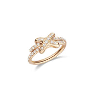 [Aethel]JEUX DE RING PINK GOLD DIAMOND