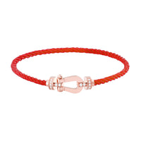 [Aethel]FORCE 10 HALF DIAMOND PINK GOLD RED CORDERI LARGE AND MEDIUM MODEL