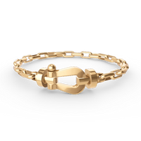 [Aethel]FORCE LARGE HORSESHOE CLASP  METAL BRACELET