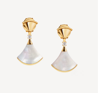 [Aethel]DREAM MOP 1 DIAMOND EARRINGS