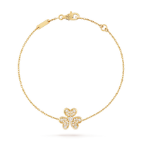 [Aethel]FRIVOLE GOLD FLOWER DIAMOND BRACELET
