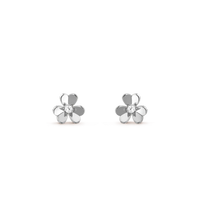 [Aethel]FRIVOLE MINI SILVER FLOWER EARRINGS
