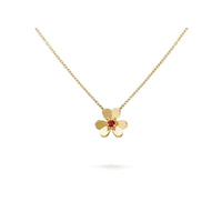 [Aethel]FRIVOLE GOLD FLOWER NECKLACE